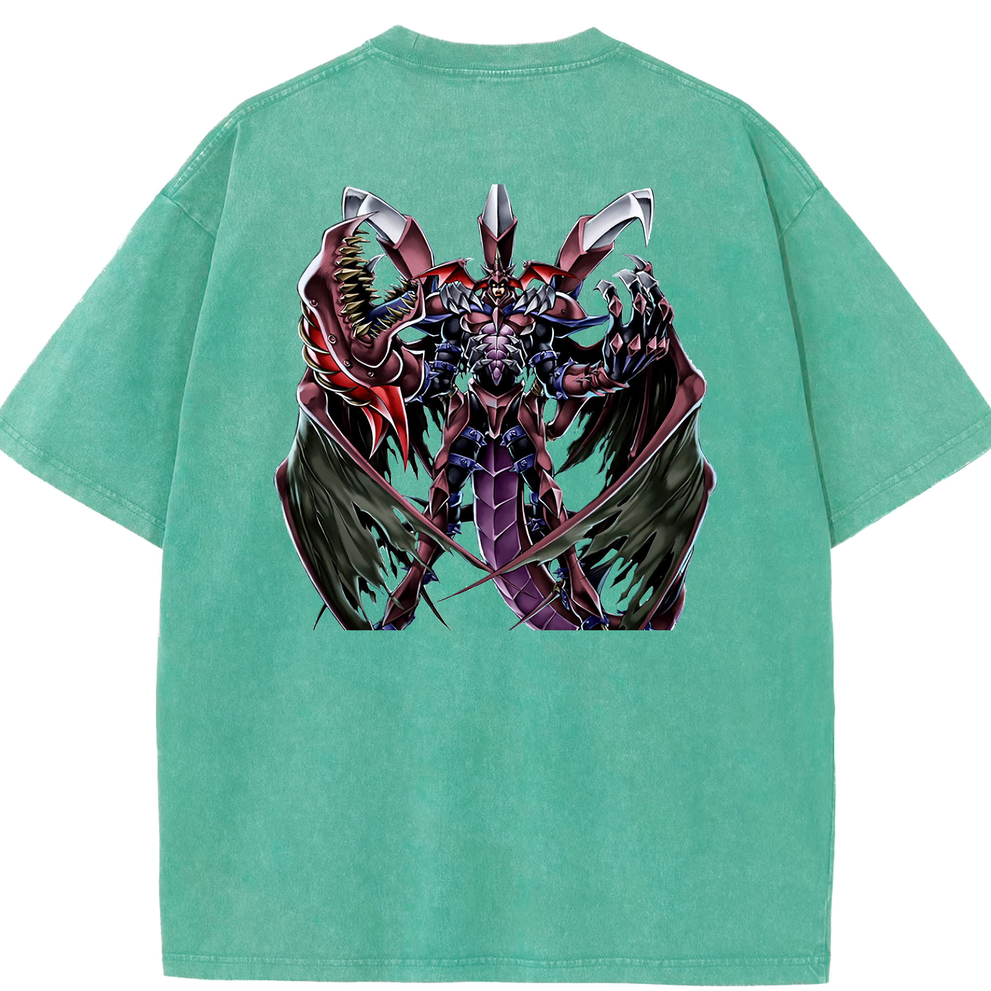 （画像用） 遊☆戯☆王 Yu-Gi-Oh! 綿100% ヴィンテージ風 半袖Tシャツ（背面プリント）